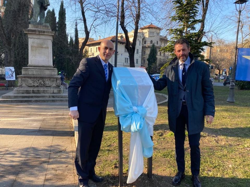 Piazza della Libertà, inaugurazione dei leggii che raccontano la storia della Lazio (AUDIO)