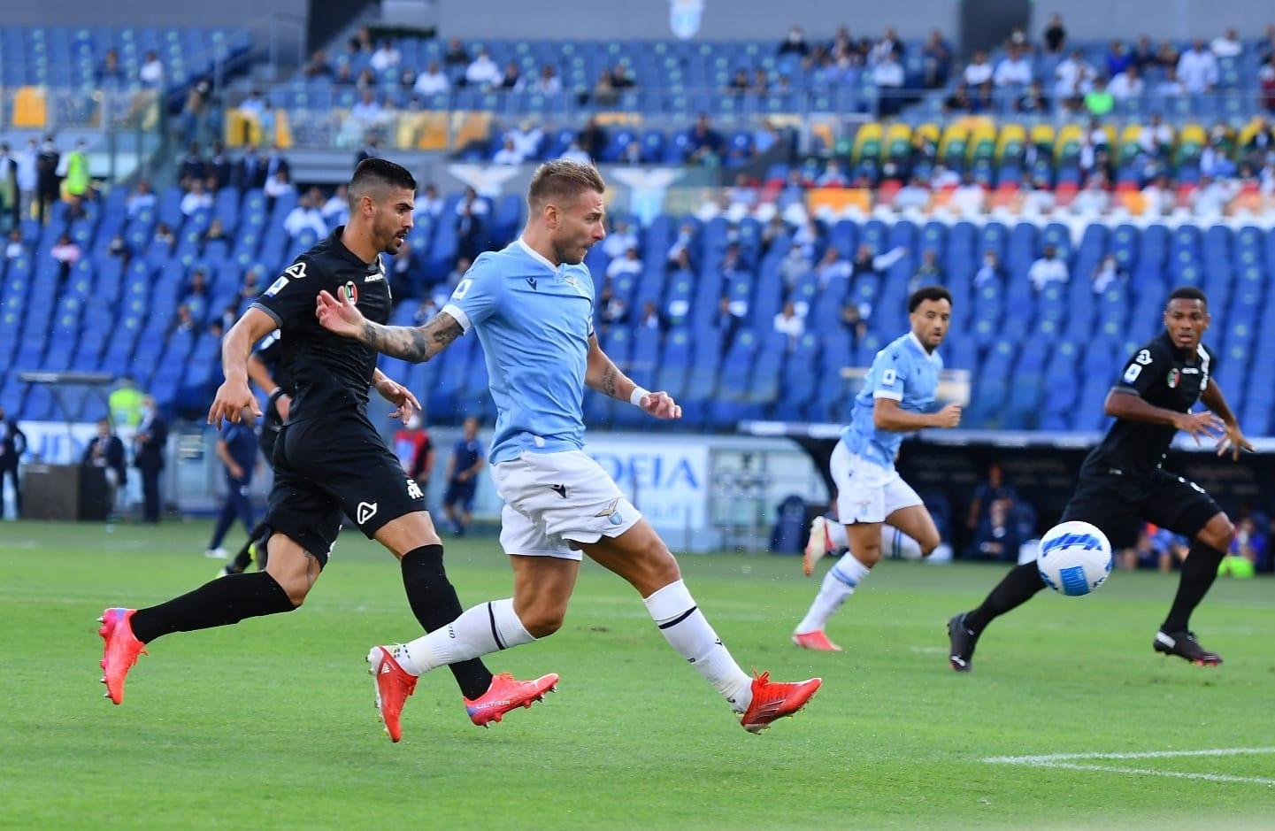 Immobile già risplende, carico per San Siro
