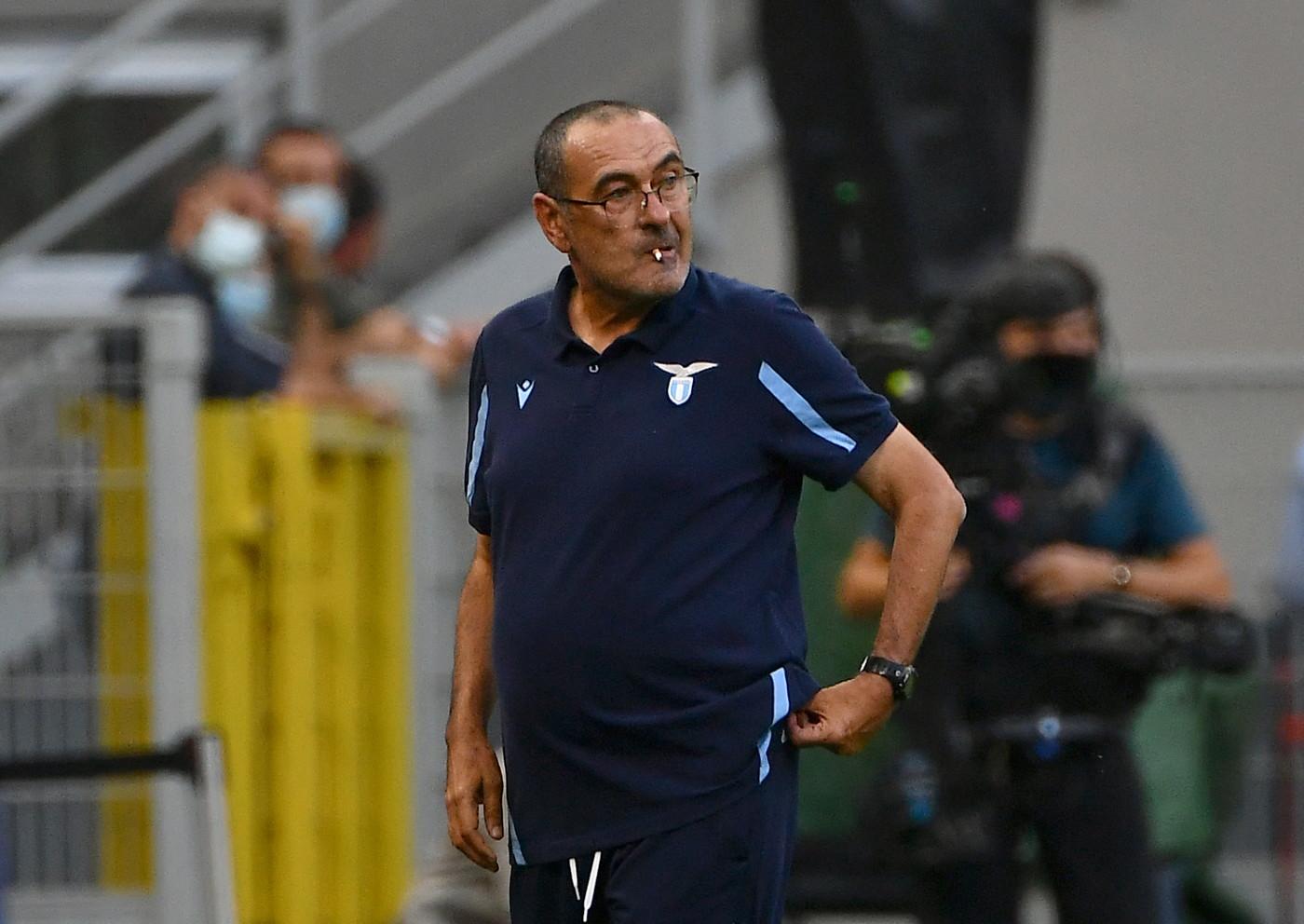 Sarri oltre la beffa: “Passi avanti di gioco e carattere. Luis Alberto da centrocampista vero, Cataldi sta diventando un play completo” (AUDIO)