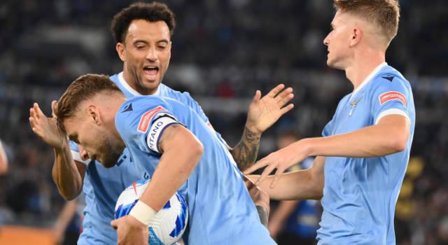Lazio-Inter 3-1, il tabellino: Perisic illude, Immobile-Felipe-Milinkovic la ribaltano