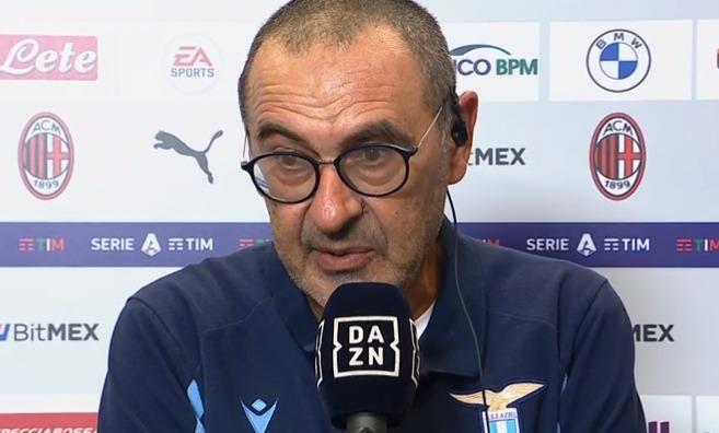 Lazio-Parma, Maurizio Sarri a Dazn