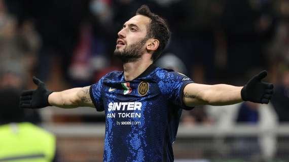 Inter, finale con la Lazio lontana per Çalhanoğlu: la situazione