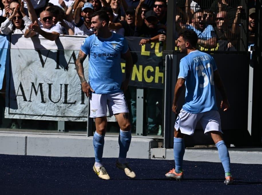 Sotto gli occhi del Maestro la Lazio cala un altro poker: Spezia travolto, gioia Romagnoli