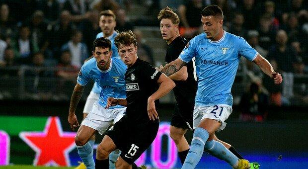 Sturm Graz-Lazio 0-0, il tabellino