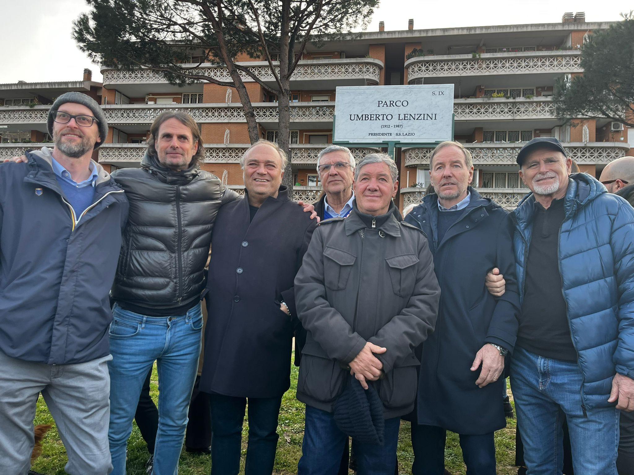 “Parco Umberto Lenzini”: Roma omaggia il presidente del primo scudetto. Presente Patric (VD/FT)