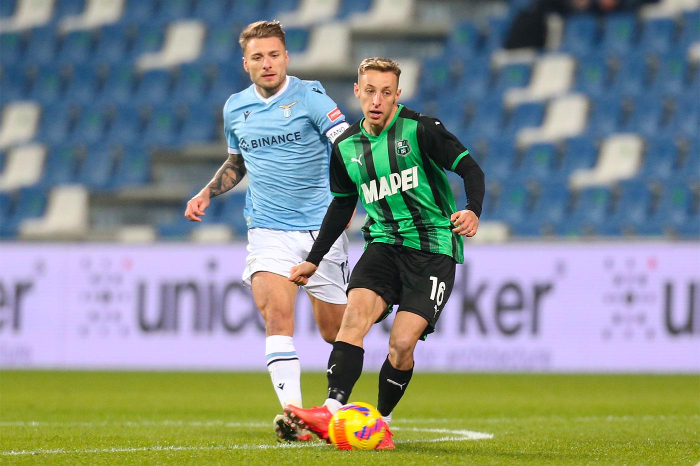 Lazio-Sassuolo, che sfida tra Immobile e Berardi. Solo la Juve meglio con i neroverdi