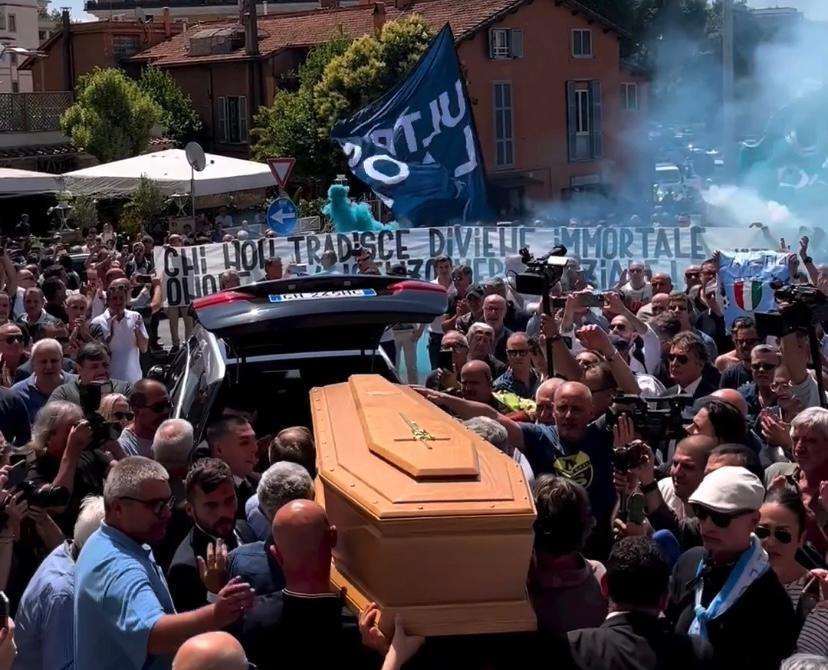 ‘Gran Madre di Dio’, addio Vincenzo. “Chi non tradisce diviene immortale”. Il ricordo di Lotito e Cataldi (FT/VD)