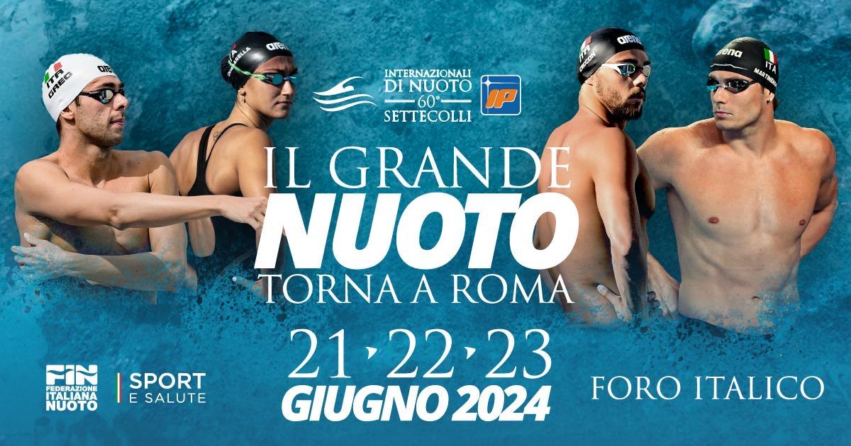 Internazionali di Nuoto – Trofeo Settecolli: Radiosei media partner (diretta domenica 23 Giugno)