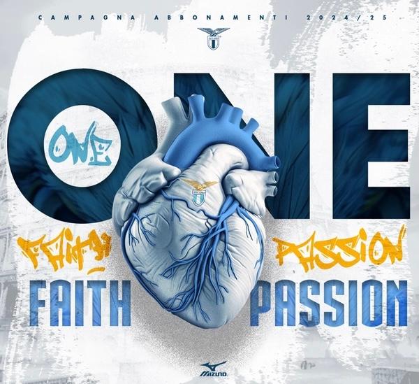 ‘One faith, one passion’: la Lazio lancia la campagna abbonamenti 2024/25