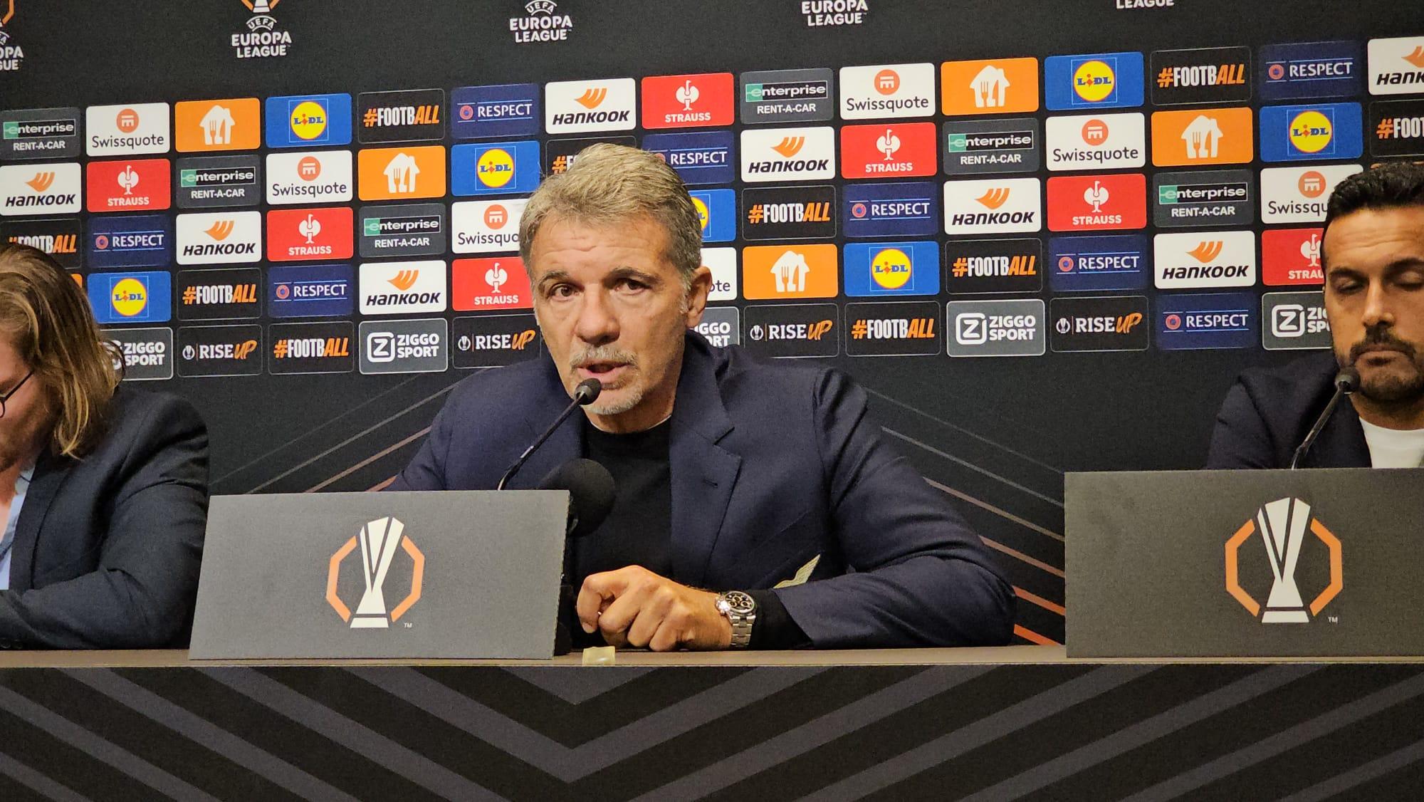 Lazio-V. Plzen, Marco Baroni in conferenza stampa