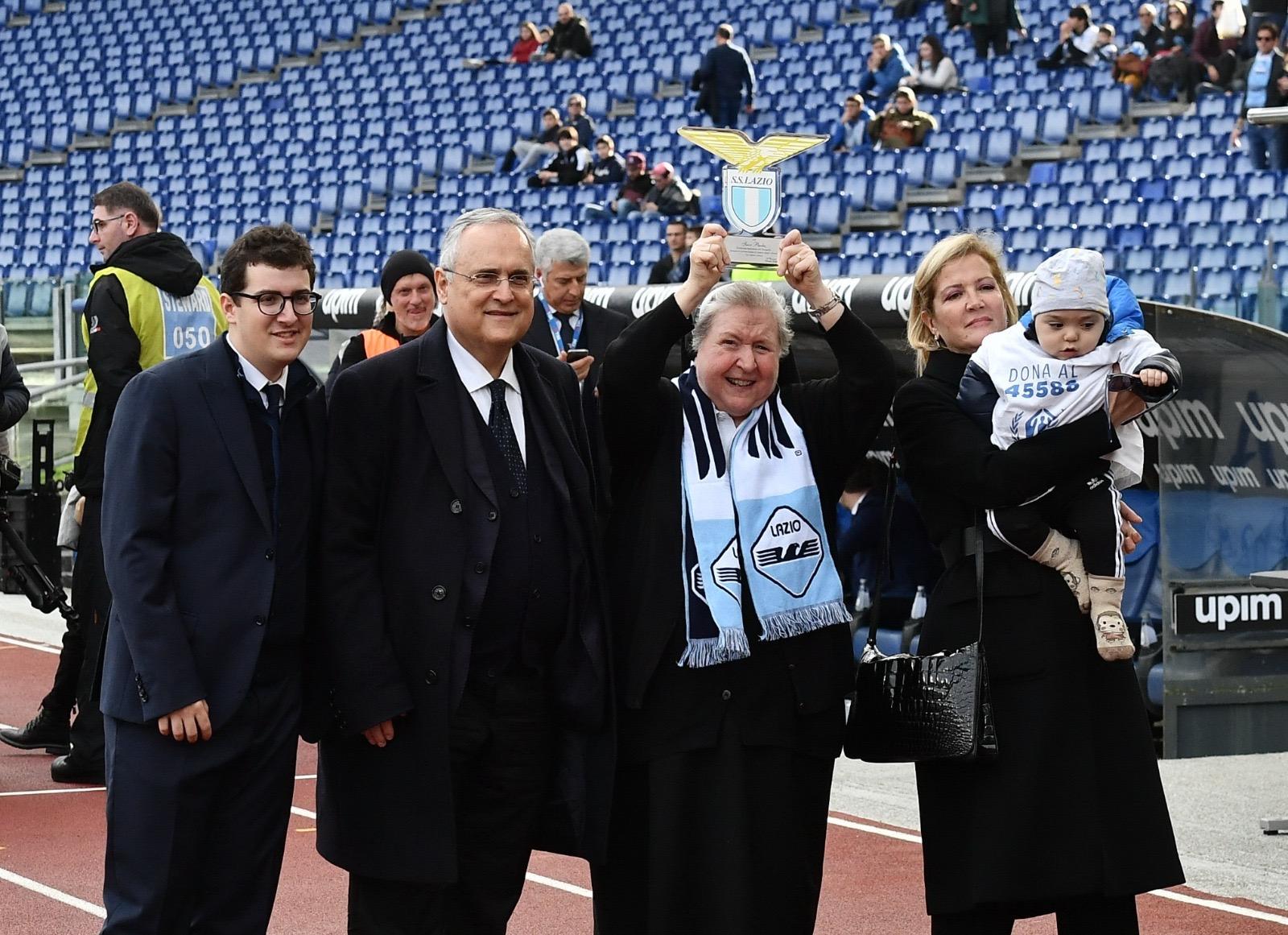 Suor Paola, Atalanta-Lazio: lutto al braccio per i biancocelesti