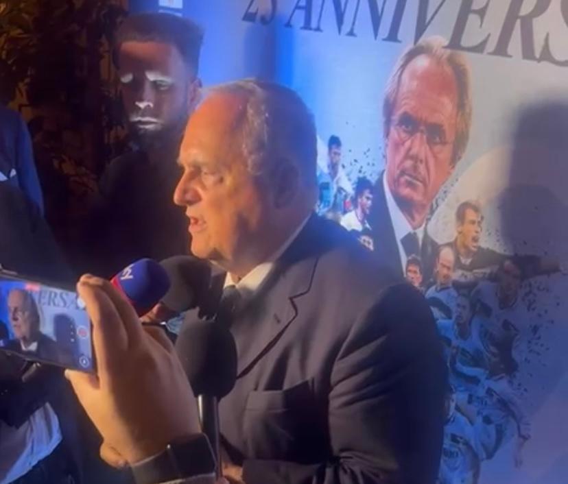 Lazio, Lotito: “Ho salvato la storia, ora costruisco un futuro diverso e solido. Baroni ha un contratto…” (AUDIO)