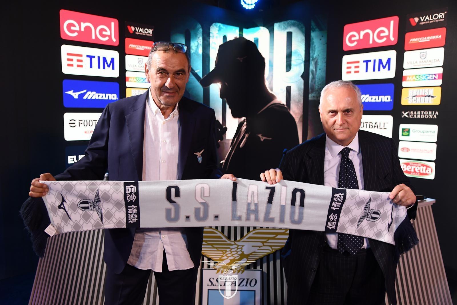 Maurizio Sarri in conferenza stampa