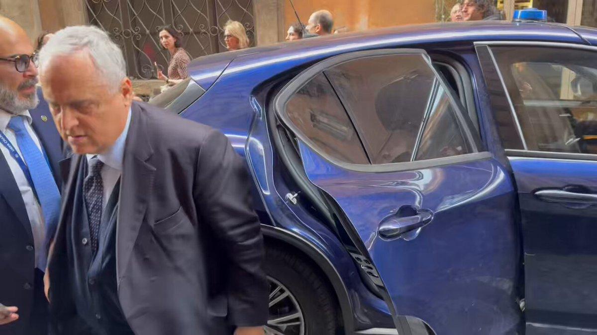 Lazio, Lotito smentisce la sua voce: “Telefonata contro Sarri ed i tifosi? Non sono mie parole…” (VD)