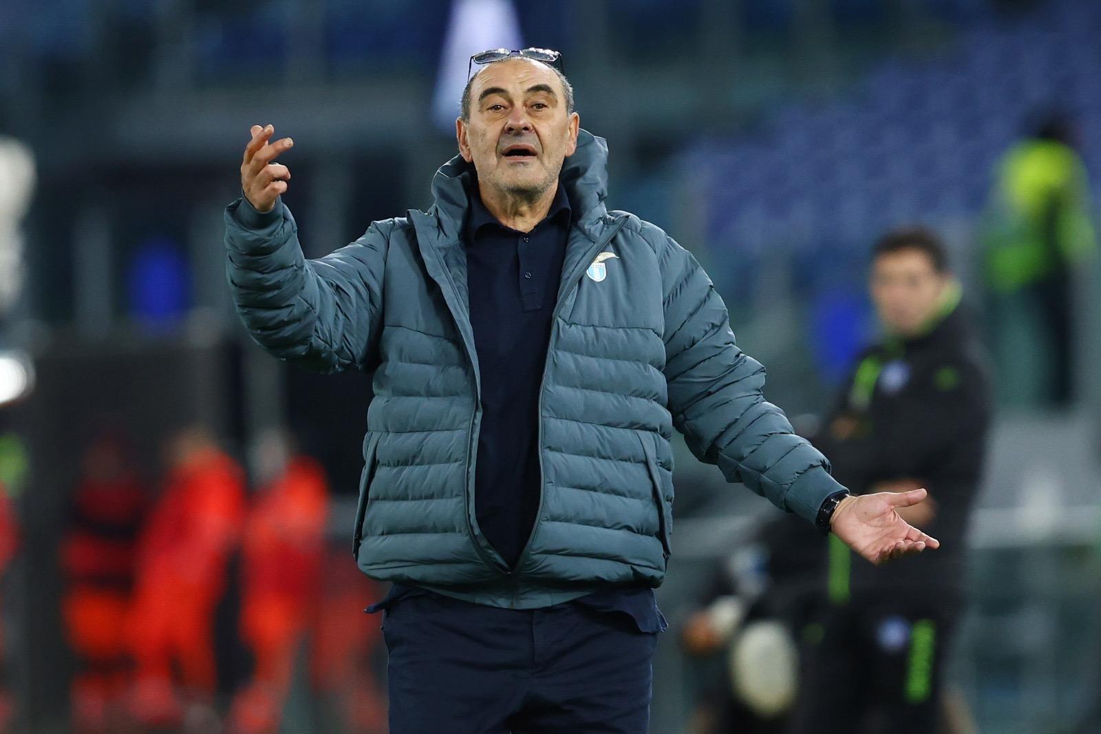 Lazio, Sarri: “Conferma di una grande crescita. Arbitro permaloso. Lotito sul mercato? Così non basta…”