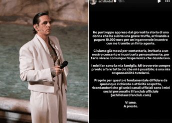 Paga 10mila euro per incontrare Achille Lauro, ma è una truffa: il gesto del cantante