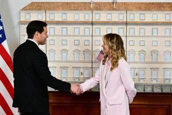 Rubio-Meloni, “dialogo franco” tra la premier e il segretario di Stato Usa: “Non dividiamoci”